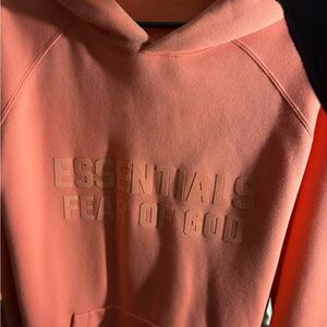 Essentials Fear of God Peach Sweatshirt